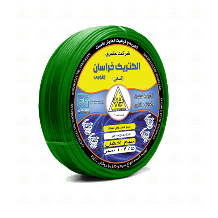 سیم افشان 2/5*1 سبز